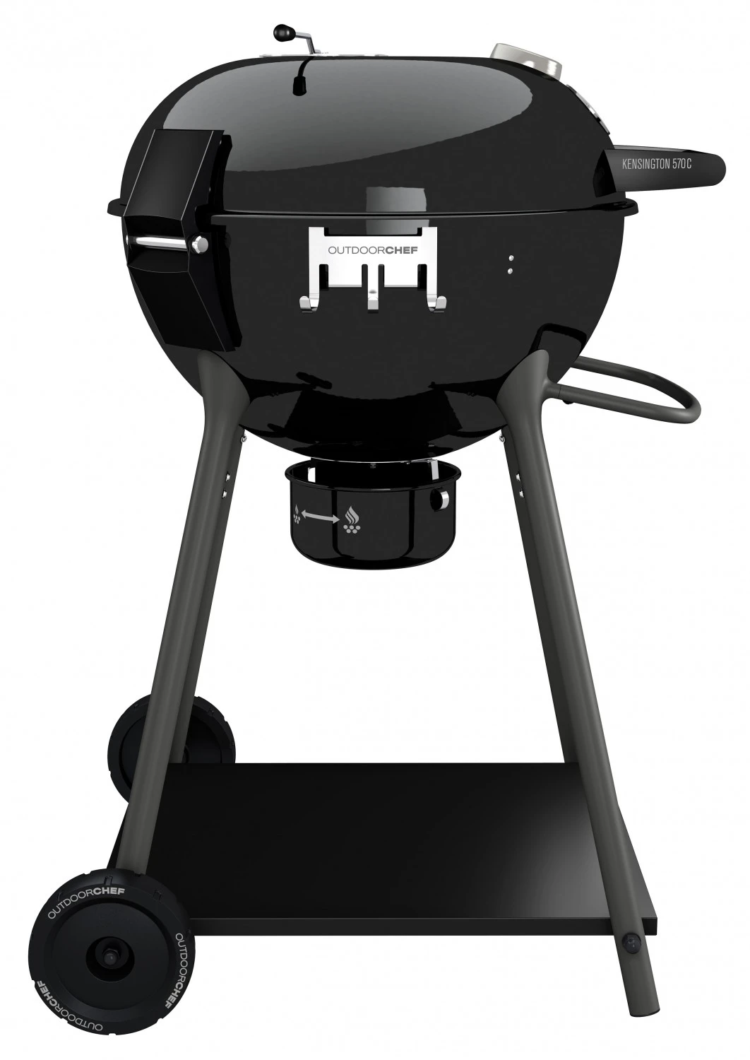 Outdoorchef Holzkohle Kugelgrill Kensington 570 C Schwarz 2 Outdoorchef Holzkohle Kugelgrill Kensington 570 C Schwarz – Bild 2