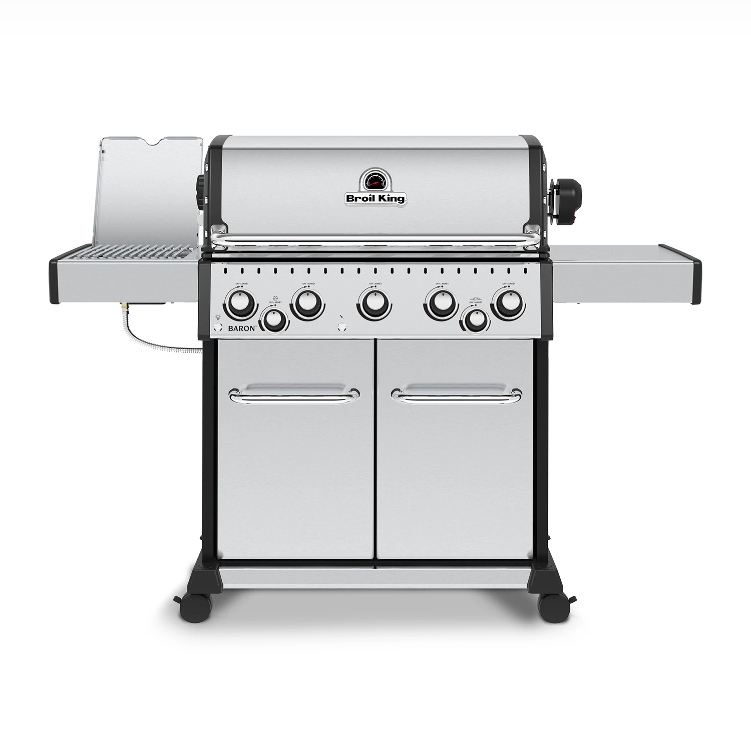 Broil King Baron S590 IR Gasgrill Inkl. Drehspieß + Infrarot-Seitenbrenner - Modell 2023- Grillfürst Deal Mit Zusätzlichen Edelstahl Grillrosten 2 Broil King Baron S590 IR Gasgrill Inkl. Drehspieß + Infrarot-Seitenbrenner - Modell 2023- Grillfürst Deal Mit Zusätzlichen Edelstahl Grillrosten – Bild 2