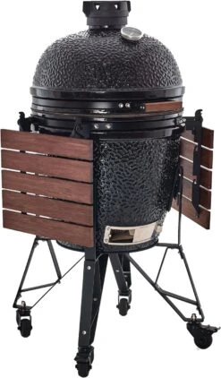 The Bastard Keramikgrill Classic Large - Complete - Schwarz Glänzend - Modell 2023 -Broil King Verkäufe Bastard Grill Large Complete Tische abgeklapptBC201