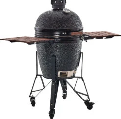The Bastard Keramikgrill Classic Large - Complete - Schwarz Glänzend - Modell 2023 -Broil King Verkäufe Bastard Grill Large Complete seitlich BC201