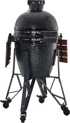 The Bastard Keramikgrill Classic Medium - Complete - Schwarz Glänzend - Modell 2023 -Broil King Verkäufe Bastard Grill Medium Complete Rueckseite BC203