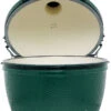 Big Green Egg XL (XLarge) Keramikgrill -Broil King Verkäufe Big Green Egg XL Keramikgrill Deckel offen