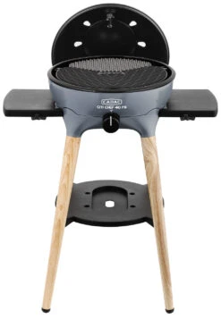 CADAC Gasgrill Citi Chef 40 FS BBQ / Dome Steel Grey, 30 Mbar -Broil King Verkäufe CADAC Citi Chef 40 FS Steel Grey Deckel offen 1