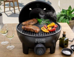CADAC Elektrogrill Tischgrill E-Braai 40 BBQ / Dome Black -Broil King Verkäufe CADAC Elektrogrill hohe Temperaturen