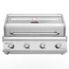 Grillfürst G401G 4-Brenner Einbaugrill - Eintracht Frankfurt Edition - Gusseisenroste -Broil King Verkäufe Eintracht Grill Einbaugrill G401G Frankfurt