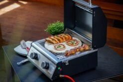 Grillfürst G201E 2-Brenner Gasgrill Portabel V2 - Campinggrill / Balkongrill 50mbar 30 Grillfürst G201E 2-Brenner Gasgrill Portabel V2 - Campinggrill / Balkongrill 50mbar -Broil King Verkäufe Grillfuerst Camping Gasgrill G201 Pizzastein 2