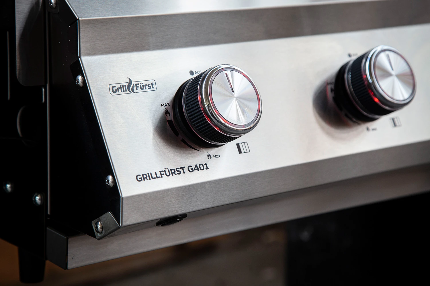 Grillfürst G401E 4-Brenner Einbaugrill - Eintracht Frankfurt Edition - Edelstahlroste 5 Grillfürst G401E 4-Brenner Einbaugrill - Eintracht Frankfurt Edition - Edelstahlroste – Bild 5