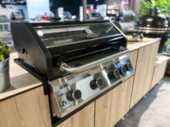 Grillfürst G490E 4-Brenner Einbaugrill - Black Edition - Mit Heckbrenner Und Edelstahl Rosten -Broil King Verkäufe Grillfuerst G490 Einbau Gasgrill schwarz 1