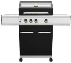 Grillfürst G310E 3-Brenner Gasgrill Borussia Dortmund Edition Mit Hochtemperaturbrenner Und Edelstahl Rosten