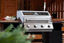 Grillfürst G401E 4-Brenner Einbaugrill Mit Edelstahl Rosten -Broil King Verkäufe Grillfuerst Gasgrill G401E Einbaugrill