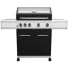 Grillfürst G410G 4-Brenner Gasgrill Mit Hochtemperaturbrenner Und Gusseisen Rosten - X-DEAL Inkl. Zubehörpaket -Broil King Verkäufe Grillfuerst Gasgrill G410G frontal