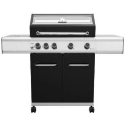 Grillfürst G410G 4-Brenner Gasgrill Mit Hochtemperaturbrenner Und Gusseisen Rosten - X-DEAL Inkl. Zubehörpaket