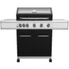 Grillfürst G510E 5-Brenner Gasgrill Mit Hochtemperaturbrenner Und Edelstahl Rosten - X-DEAL Inkl. Zubehörpaket -Broil King Verkäufe Grillfuerst Gasgrill G510E frontal