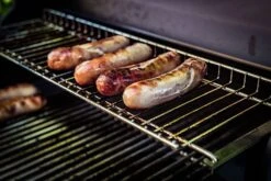 Grillfürst G521E 5-Brenner Edelstahl-Gasgrill Mit Hochtemperaturbrenner, Heckbrenner Und Edelstahl Rosten -Broil King Verkäufe Grillfuerst Gasgrill G521E Bratwurst Warmhalterost 1