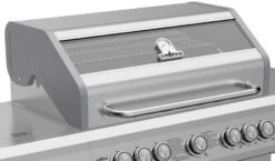 Grillfürst G521E 5-Brenner Edelstahl-Gasgrill Mit Hochtemperaturbrenner, Heckbrenner Und Edelstahl Rosten -Broil King Verkäufe Grillfuerst Gasgrill G521E Edelstahl Sichtscheibe 1