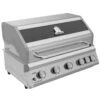 Grillfürst G591G 5-Brenner Einbaugrill Mit Heckbrenner Und Gusseisen Rosten -Broil King Verkäufe Grillfuerst Gasgrill G591G seitlich
