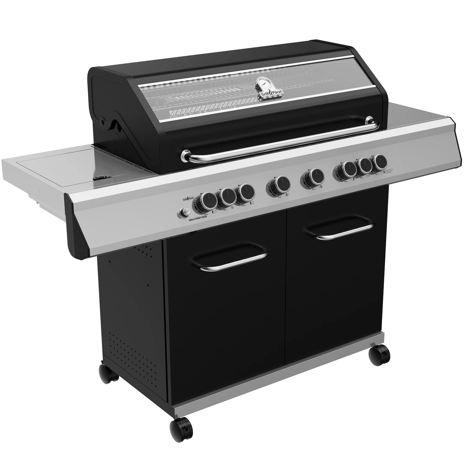 Grillfürst G620G 6-Brenner Gasgrill Mit Hochtemperaturbrenner, Heckbrenner Und Gusseisen Rosten - X-DEAL Inkl. Zubehörpaket 2 Grillfürst G620G 6-Brenner Gasgrill Mit Hochtemperaturbrenner, Heckbrenner Und Gusseisen Rosten - X-DEAL Inkl. Zubehörpaket – Bild 2