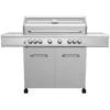 Grillfürst G621E 6-Brenner Edelstahl-Gasgrill Mit Hochtemperaturbrenner, Heckbrenner Und Edelstahl Rosten - X-DEAL Inkl. Zubehörpaket -Broil King Verkäufe Grillfuerst Gasgrill G621E frontal