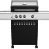 Grillfürst S330G 3-Brenner Gasgrill Mit Seitenkocher Und Gusseisen Rosten Inkl. Abdeckhaube -Broil King Verkäufe Grillfuerst S 330 Gasgrill Seitenkocher Gussroste front