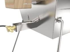 Knister Edelstahl-Gasgrill - Ausziehbarer Kompaktgrill 14 Knister Edelstahl-Gasgrill - Ausziehbarer Kompaktgrill -Broil King Verkäufe Knister Edelstahl Gasgrill Kompaktgrill Gasanschluss Detail