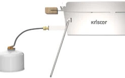 Knister Edelstahl-Gasgrill - Ausziehbarer Kompaktgrill 12 Knister Edelstahl-Gasgrill - Ausziehbarer Kompaktgrill -Broil King Verkäufe Knister Edelstahl Gasgrill Kompaktgrill Logo
