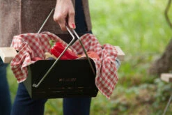 Knister Grill Small - Holzkohle Kompaktgrill -Broil King Verkäufe Knister Gril Small Tragekorb