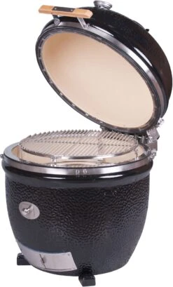 Monolith Grill LeCHEF BBQ GURU - PRO-Serie 2.0 Schwarz - OHNE Gestell Und Seitentische - Inkl. UltraQ Controller Set -Broil King Verkäufe Monolith Keramik Grill BBQ Guru Le Chef PRO Serie 2 0 129031 3 1688034762