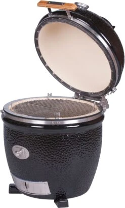 Monolith Grill CLASSIC BBQ GURU - PRO-Serie 2.0 Schwarz - OHNE Gestell Und Seitentische - Inkl. DigiQ Controller Set -Broil King Verkäufe Monolith Keramik Grill Classic PRO Serie 2 0 129002 black 11 2