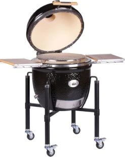 Monolith Grill LeCHEF PRO-Serie 2.0 Schwarz - MIT Gestell Und Seitentischen -Broil King Verkäufe Monolith Keramik Grill Le Chef PRO Serie 2 0 121030 black 4