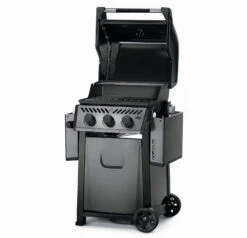 Napoleon Freestyle 365 Gasgrill, Graphit - Modell 2023 - X-DEAL Inkl. Drehspiess -Broil King Verkäufe Napoleon Freestyle 365 Gasgrill Seite Deckel offen