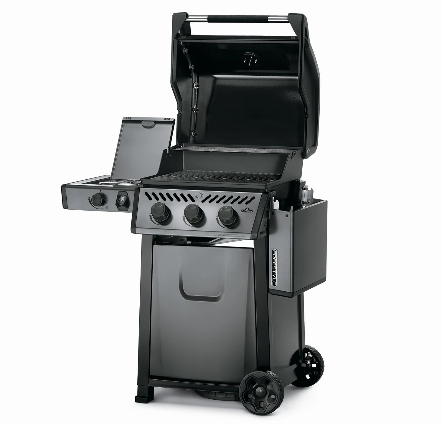 Napoleon Freestyle 365 Gasgrill, Graphit - Mit Seitenbrenner - Modell 2023 - X-DEAL Inkl. Drehspiess 6 Napoleon Freestyle 365 Gasgrill, Graphit - Mit Seitenbrenner - Modell 2023 - X-DEAL Inkl. Drehspiess – Bild 6