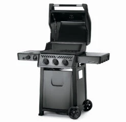 Napoleon Freestyle 365 Gasgrill, Graphit - Mit Sizzle Zone - Modell 2023 -Broil King Verkäufe Napoleon Gasgrill Freestyle 365 Side Deckel offen 2