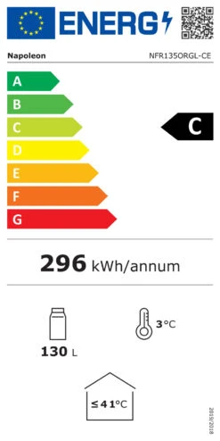 Napoleon Outdoor - Kühlschrank, 135 Liter, Rechtsdrehende Tür Mit Doppelverglasung Und LED Beleuchtung - Wasserdicht Nach IP24 33 Napoleon Outdoor - Kühlschrank, 135 Liter, Rechtsdrehende Tür Mit Doppelverglasung Und LED Beleuchtung - Wasserdicht Nach IP24 -Broil King Verkäufe Napoleon Kuehlschrank Energieeffizienz