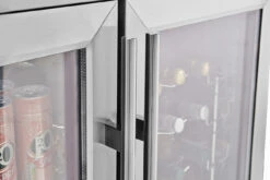 Napoleon Outdoor - Kühlschrank, 210 Liter, 2-türig Mit Doppelverglasung Und LED Beleuchtung - Wasserdicht Nach IP24 -Broil King Verkäufe Napoleon Outdoor Kueche Kuehlschrank Griffe