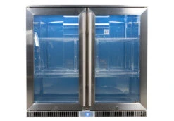 Napoleon Outdoor - Kühlschrank, 210 Liter, 2-türig Mit Doppelverglasung Und LED Beleuchtung - Wasserdicht Nach IP24 -Broil King Verkäufe Napoleon Outdoor Kueche Kuehlschrank leer beleuchtet