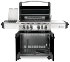 Napoleon Prestige 500 Gasgrill, Schwarz - Mit Safety Glow - X-DEAL Inkl. Grillthermometer, Schneidebrett Und Windschild Für SIZZLE ZONE -Broil King Verkäufe Napoleon Prestige 500 Gasgrill schwarz open