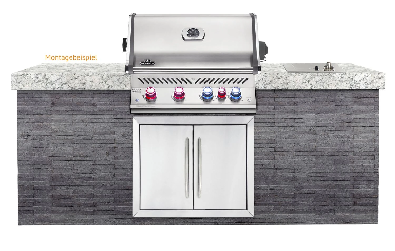 Napoleon Prestige Pro 500-3 Edelstahl Einbaugrill Gas - Inkl. Drehspieß - Modell 2023 7 Napoleon Prestige Pro 500-3 Edelstahl Einbaugrill Gas - Inkl. Drehspieß - Modell 2023 – Bild 7