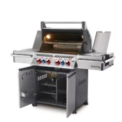 Napoleon Prestige Pro 500-3 Edelstahl Gasgrill Inkl. Drehspieß - X-DEAL Inkl. Napoleon Holzkohlegrill Kugelgrill Ø 57cm -Broil King Verkäufe Napoleon Prestige Pro 500 seitlich offen 3