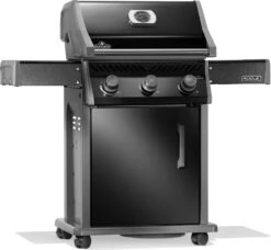 Napoleon Rogue 425 Gasgrill - All Black - Modell 2023 - Inkl. Abdeckhaube -Broil King Verkäufe Napoleon Rogue R425 Gasgrill All Black seitlich 1
