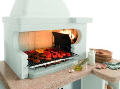 Palazzetti Grillkamin Tropea 4 Inkl. Montagematerial (ohne Türen, Optional Erhältlich)