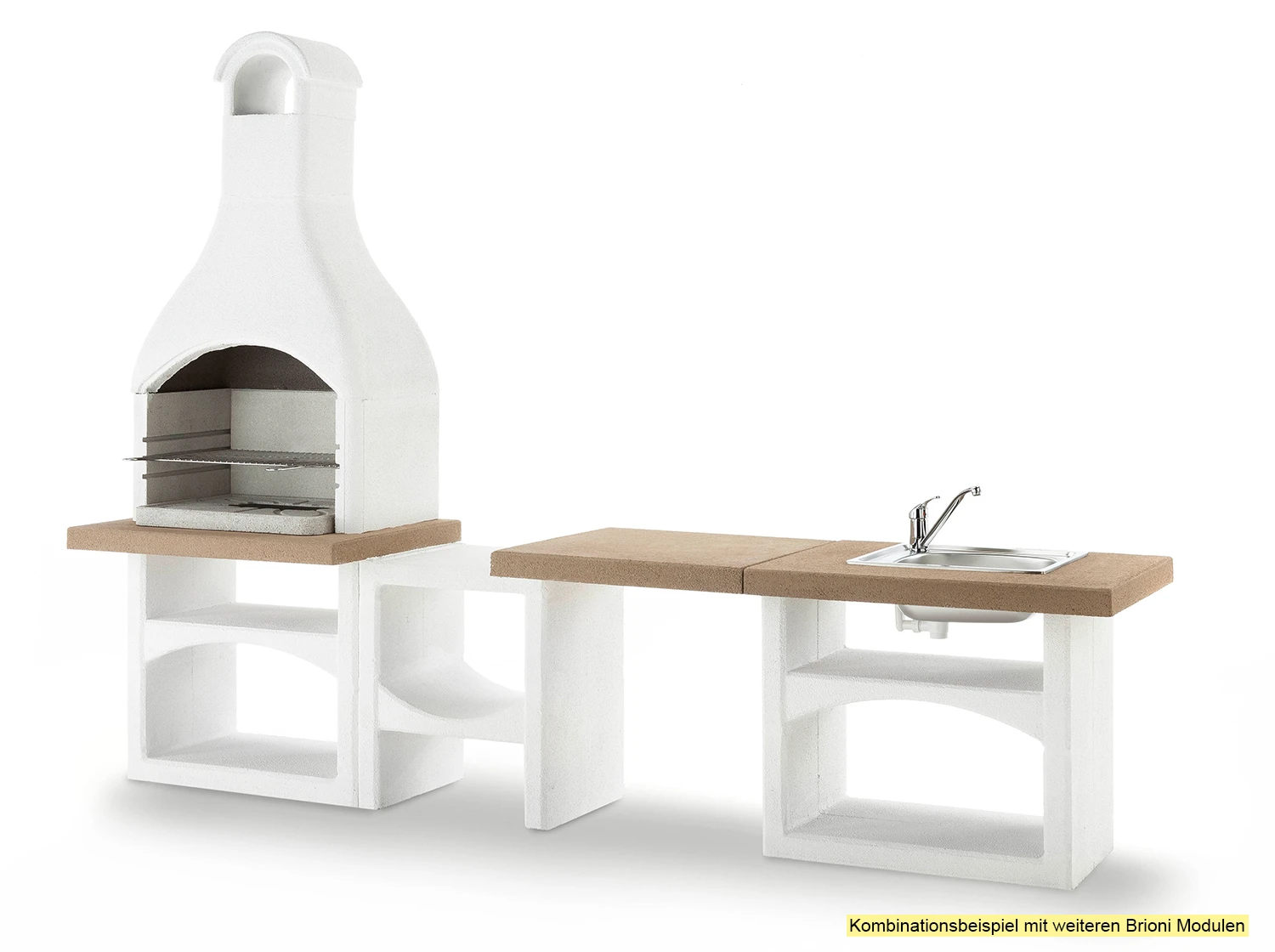 Palazzetti Outdoor Küche: Modul Grillkamin Brioni Inkl. Montagematerial 6 Palazzetti Outdoor Küche: Modul Grillkamin Brioni Inkl. Montagematerial – Bild 6