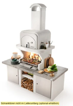 Palazzetti Grillkamin Pamplona Mit Pizzaofen Inkl. Montagematerial -Broil King Verkäufe Palazzetti Grillkamin Pamplona mit Tueren Beispiel