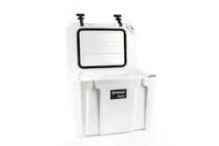 Petromax Kühlbox 25 Liter Alpenweiß - Grillfürst DEAL Inkl. Sitzkissen, Haft-Unterlage Und Einsatzkorb -Broil King Verkäufe Petromax Kuehlbox kx25 alpenweiss open