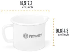 Petromax Emaille Milchtopf / 1000 Ml / Weiß -Broil King Verkäufe Petromax Milchtopf Emaille 1000ml weiss Abmessungen