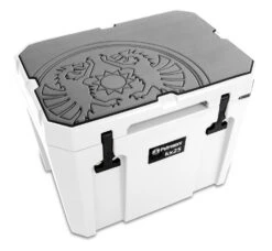 Petromax Haft-Auflage Für Kühlbox Kx25 Grau Mit Drachenemblem