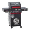 Rösle Videro G2-S VARIO+ Schwarz Gasgrill - FC Bayern Edition - Inkl. FC Bayern Abdeckhaube Und Grillbürste -Broil King Verkäufe Roesle FC Bayern Grill Videro G2 S Aufkleber Logo