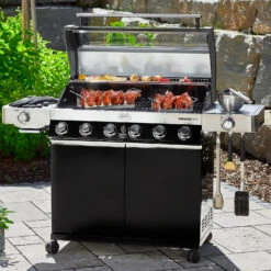 Rösle Gasgrill Videro G6-S VARIO+ - Modell 2023 - X-DEAL Inkl. Abdeckhaube Und Grillplatte -Broil King Verkäufe Roesle Gasgrill Videro G6 S Mood 2