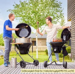Rösle Holzkohlegrill Kugelgrill No.1 F50 Air Pro Vario+ -Broil King Verkäufe Roesle Holzkohle Kugelgrill No1 AIR PRO Groessenvergleich