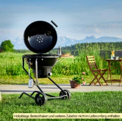 Rösle Holzkohlegrill Kugelgrill No.1 F60 Air Nero Jubiläumsmodell -Broil King Verkäufe Roesle No1 Holzkohle Kugelgrill AIR F60 Nero Lifestyle