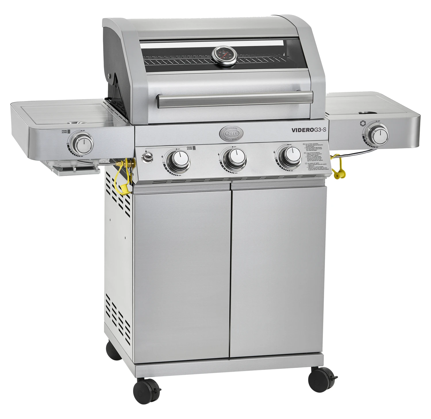 Rösle Edelstahl Gasgrill Videro G3-S VARIO+ - Limited Edition Modell 2023 - X-DEAL Inkl. Abdeckhaube, Grillplatte Und Dreshpieß 1 Rösle Edelstahl Gasgrill Videro G3-S VARIO+ - Limited Edition Modell 2023 - X-DEAL Inkl. Abdeckhaube, Grillplatte Und Dreshpieß
